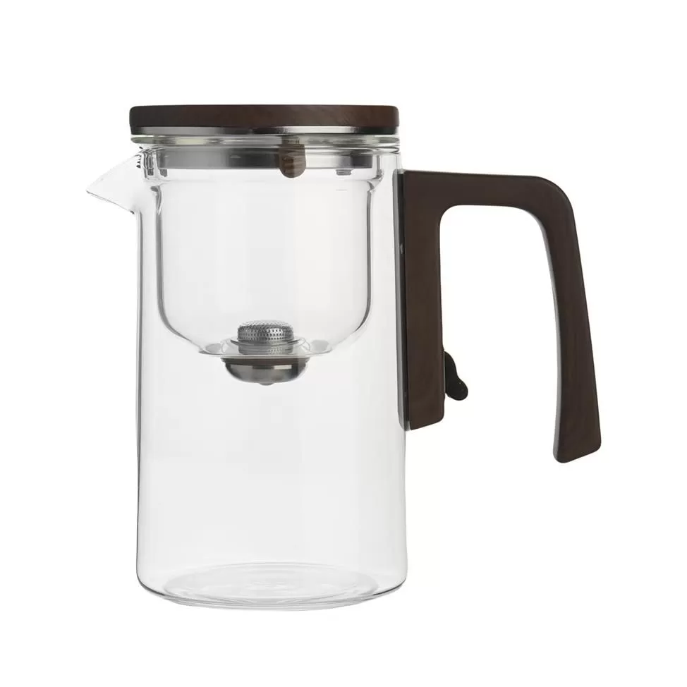 Чайник 720 мл,боросиликатное стекло,магнитный пресс P.L. Proff Coffee