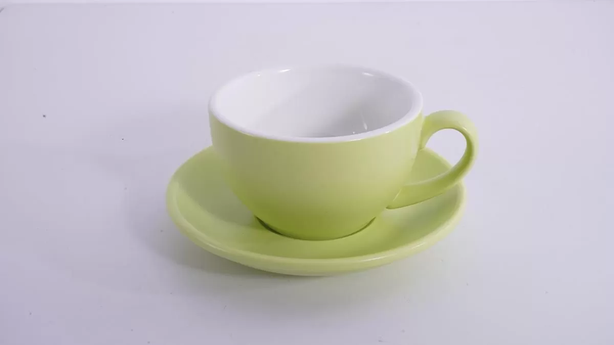 Кофейно-чайная пара Barista (Бариста) 300 мл,матовый цвет зеленого плода, P.L.