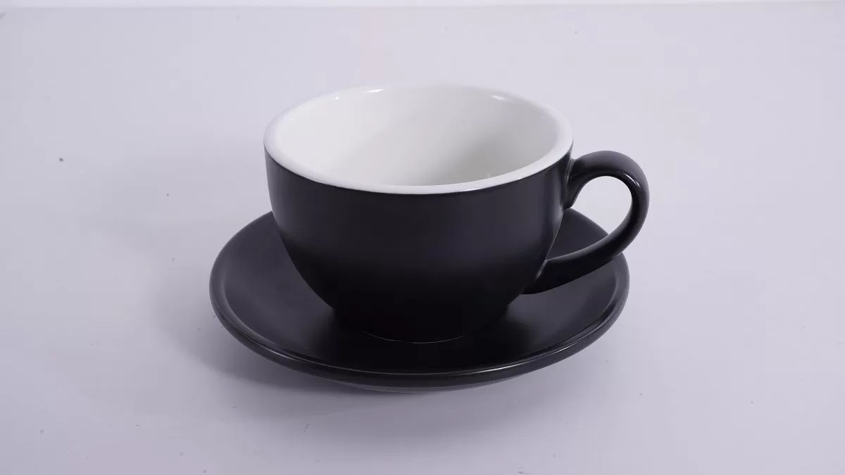 Кофейно-чайная пара Barista (Бариста) 350 мл,черный-матовый цвет, P.L.