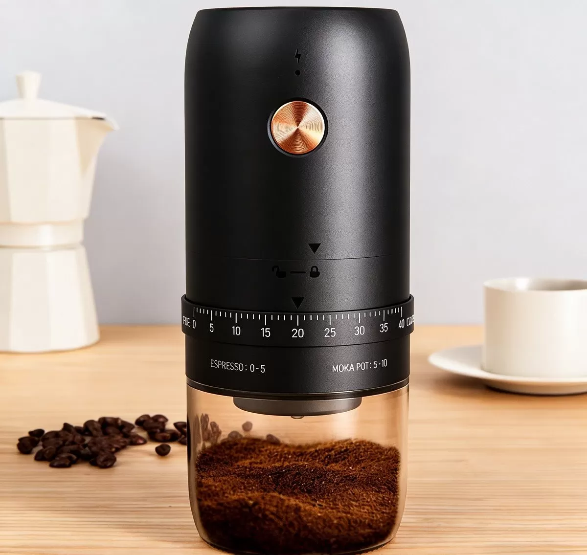 Кофейный измельчитель зерен,USB подзарядка , P.L. Proff Coffee