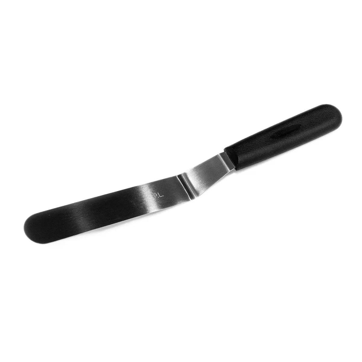 Нож-лопатка кондитерская металлическая с пластиковой ручкой, изогнутая, 25 см, P.L. — Proff Chef Lin
