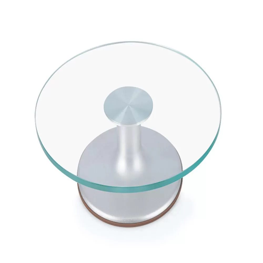 Подставка для торта,десертов,(стекло-d=300mm.+металлическая подставка)  P.L. Proff Cuisine