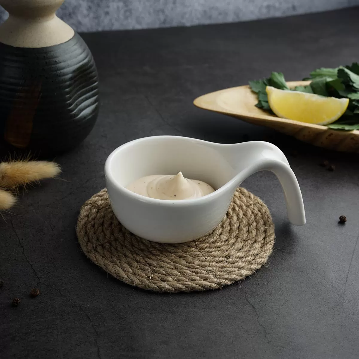 Соусник "Mini Mix" с ручкой, 100 мл, 12.5*7.5*5 см.P.L. Proff Cuisine