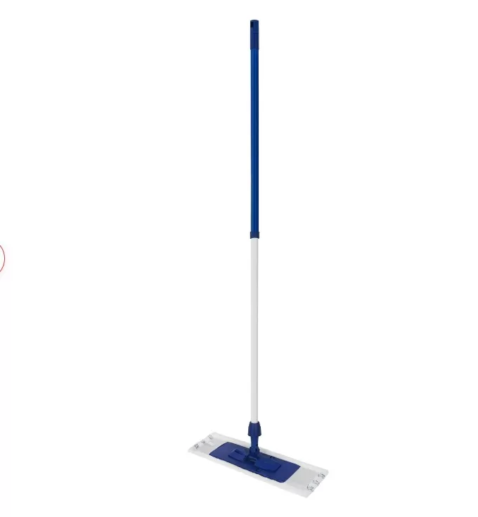 Швабра КОМПЛЕКТ черенок 75-140см + флаундер + МОП микрофибра (ТИП К), еврорезьба, YORK Smart
