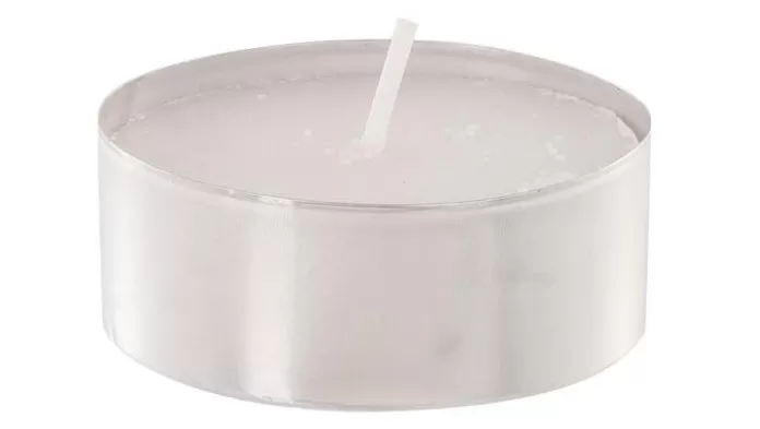 Свечи чайные Long Life, до 5 часов горения, вес 12 г, КОМПЛЕКТ 50 шт., в гильзе