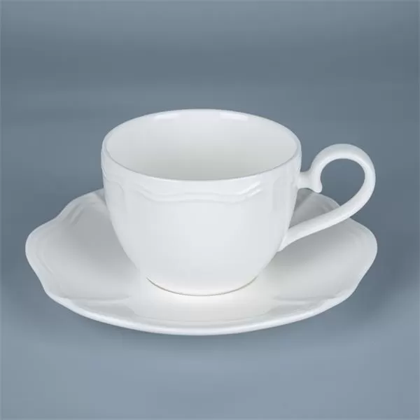 Блюдце d 16 см h 2,2 см (для чашек арт. CDF GR14 red rose, CDF GR15 red rose), фарфор, Red Rose