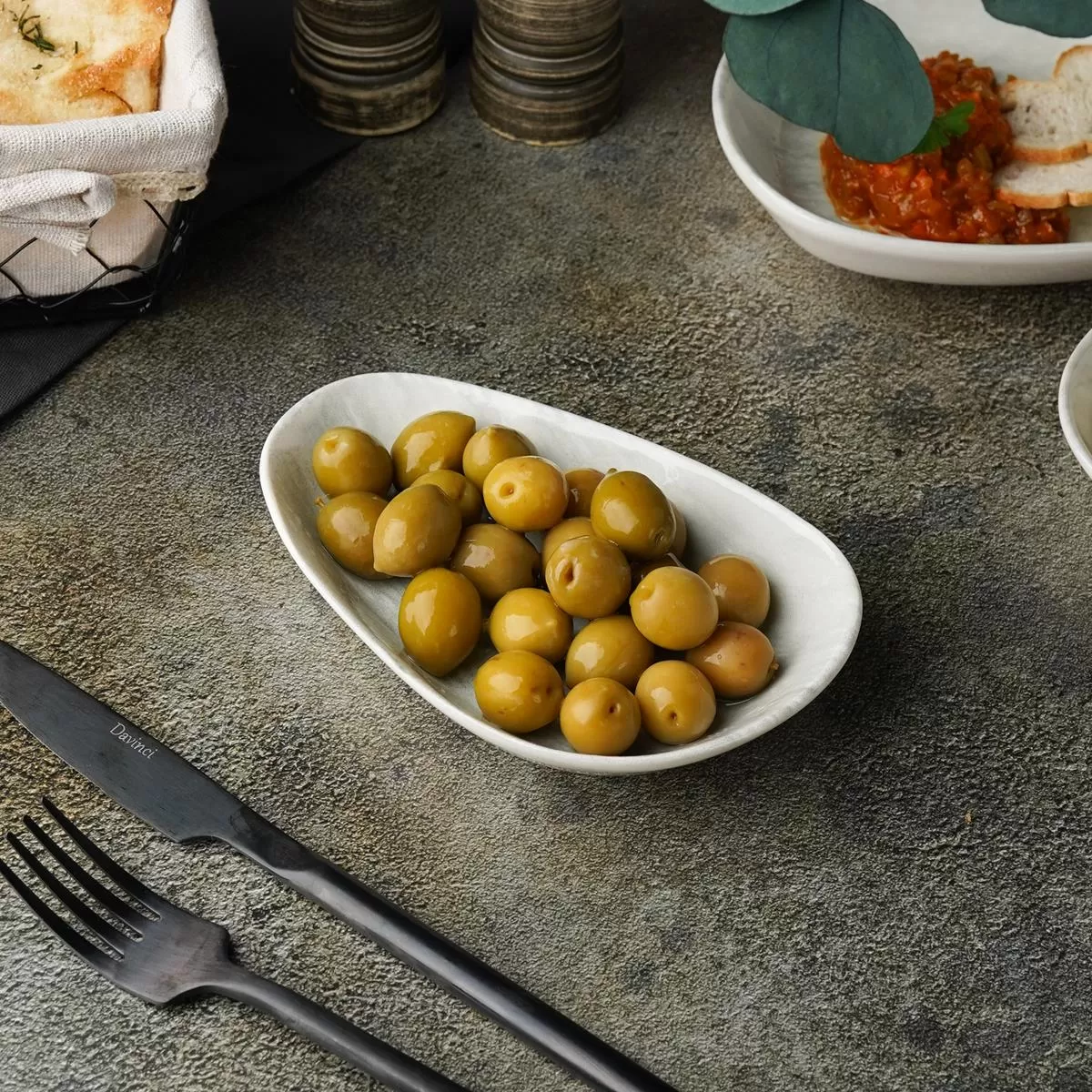 Блюдо овальное 16*10,5 см,фарфор,серия "Island Ombra", By Bone