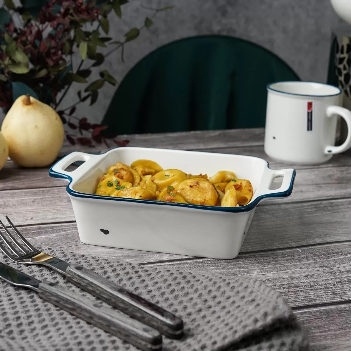 Блюдо с ручками "Bakery- Fusion" 22*16,9*5,2 см, 900мл, P.L. Proff Cuisine