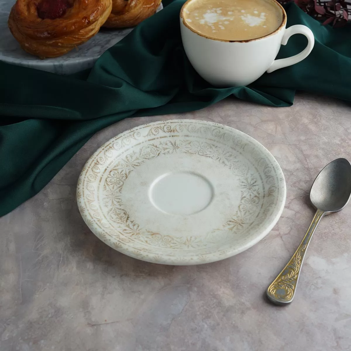 Блюдце чайное 15 см,фарфор,серия "ANTICO" By Bone