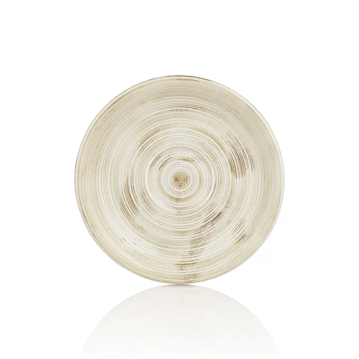 Блюдце чайное d=16 cм, фарфор "Falme Brown" By Bone