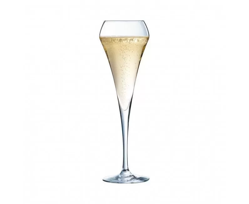 Бокал-флюте для шампанского "Оупэн ап" 230 мл, D 56 мм, h 225 мм, стекло