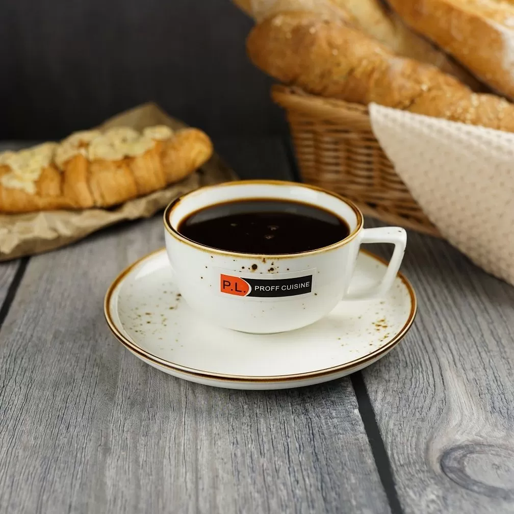 Чайная пара 220 мл, фарфор,серия "Элеганс" "The Sun" P.L.