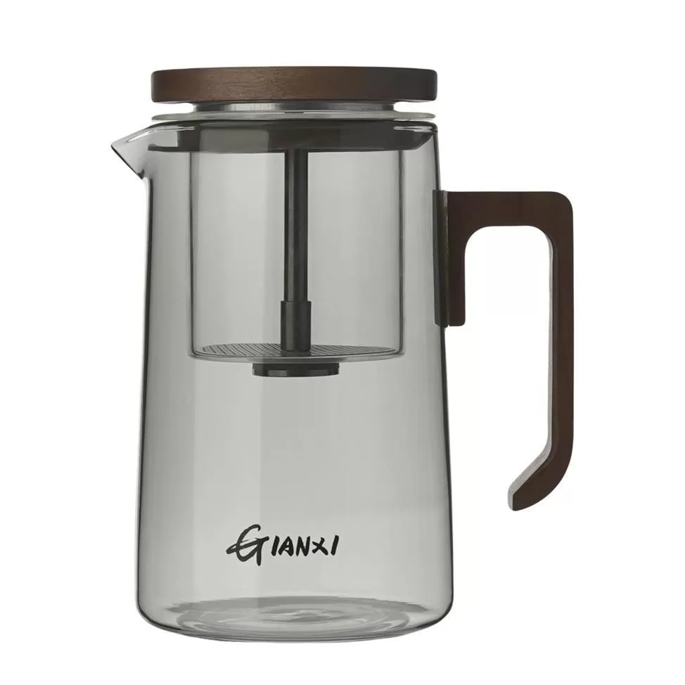 Чайник 750 мл,боросиликатное стекло,магнитный пресс  P.L. Proff Coffee