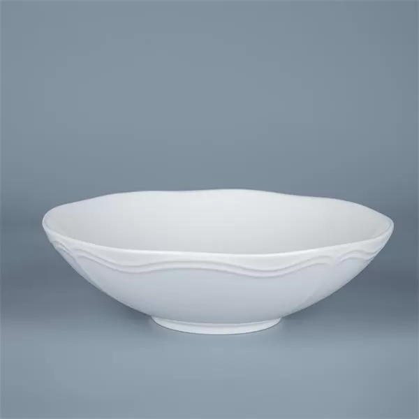 Салатник 1,9 л, d 26 см h 7,5 см, фарфор, Red Rose