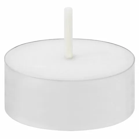 Свечи чайные Maxi Life, до 8 часов горения, вес 21г, КОМПЛЕКТ 10шт, в гильзе, LAIMA