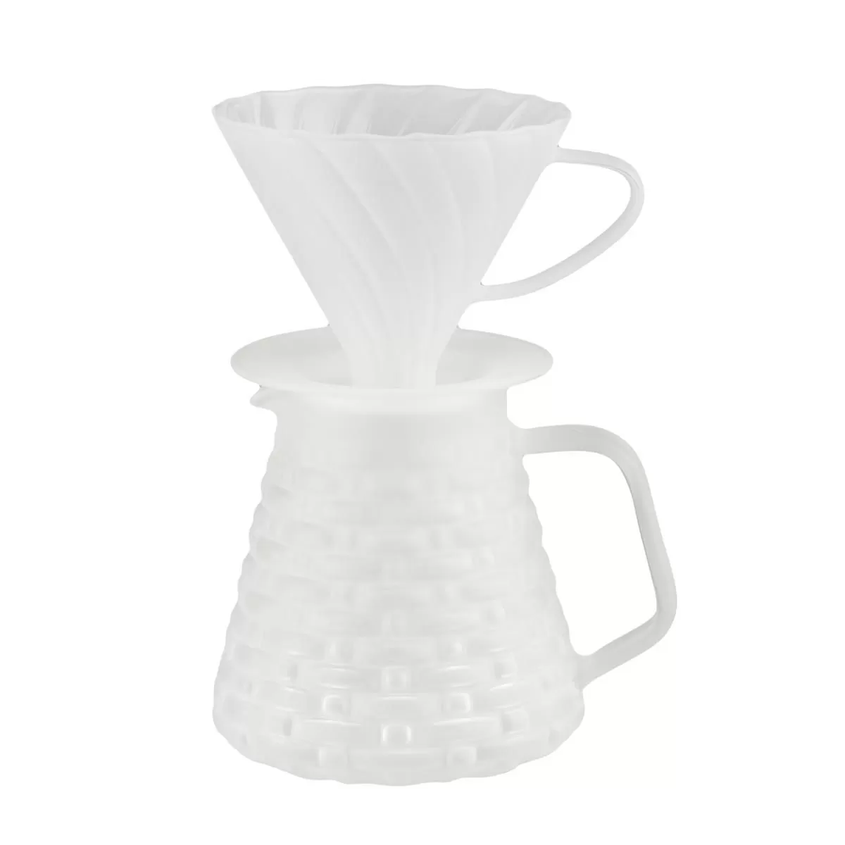 Кофе дриппер на 1-4 чашки+кофейник 600 мл,боросиликатное стекло, P.L. Proff Coffee