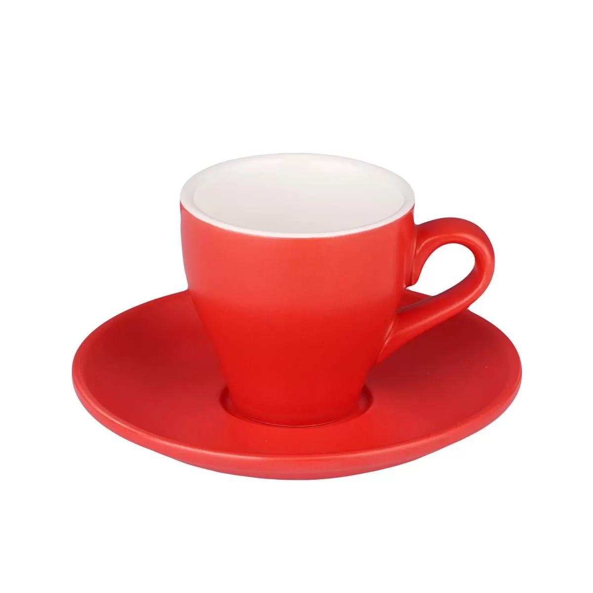 Кофейная пара Barista (Бариста) 80 мл,красный-матовый цвет, P.L.