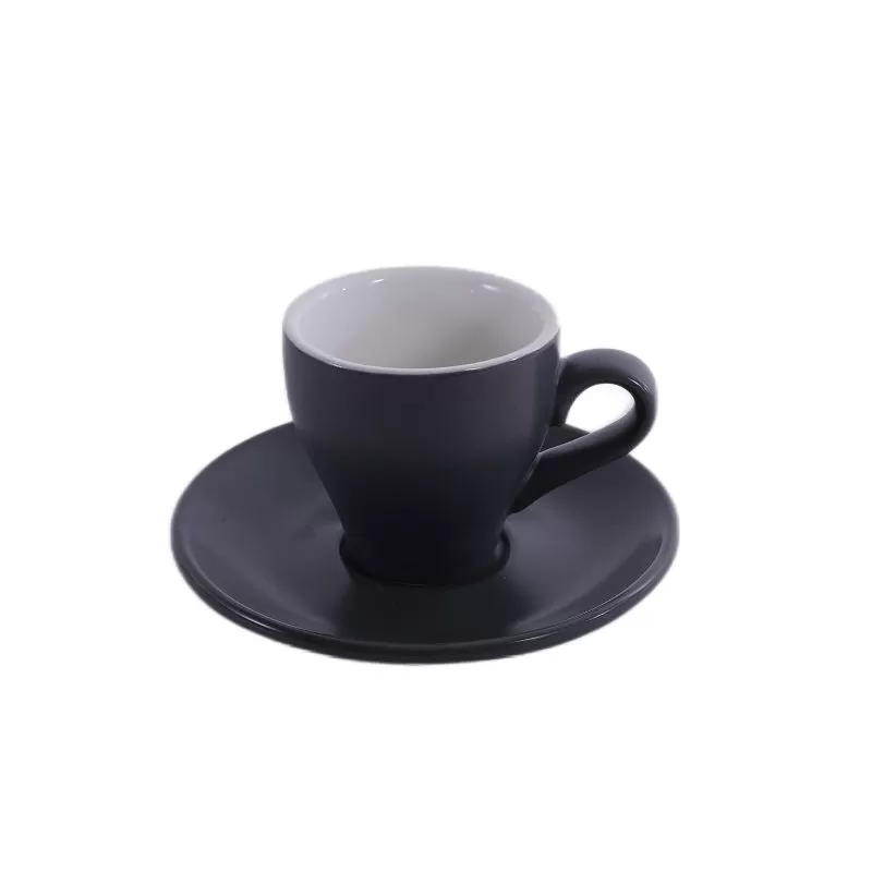 Кофейная пара Barista (Бариста) 80 мл,серый-матовый цвет, P.L.