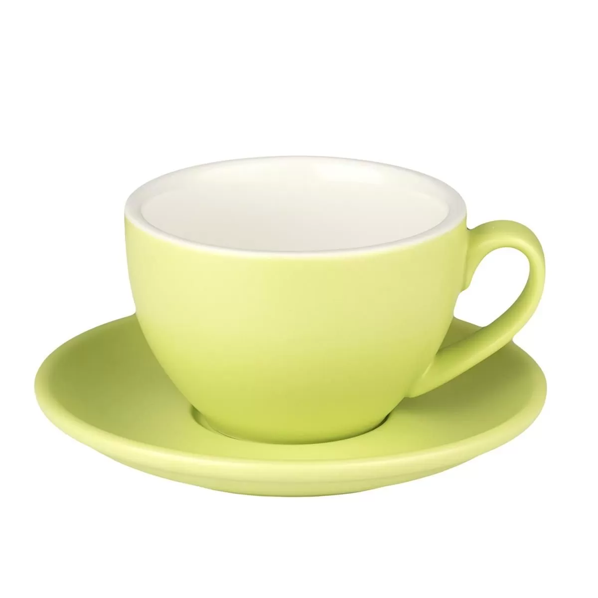 Кофейно-чайная пара Barista (Бариста) 200 мл,матовый цвет зеленого плода, P.L.