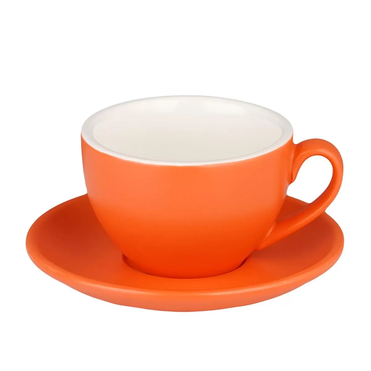 Кофейно-чайная пара Barista (Бариста) 200 мл,оранжевый-матовый цвет, P.L.