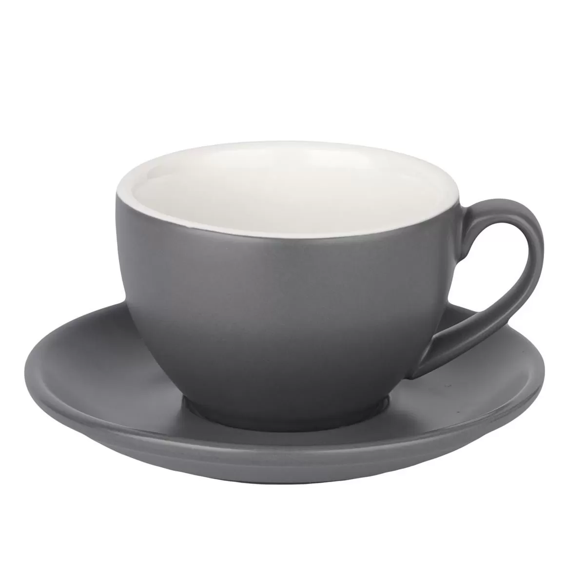 Кофейно-чайная пара Barista (Бариста) 200 мл,серый-матовый цвет, P.L.