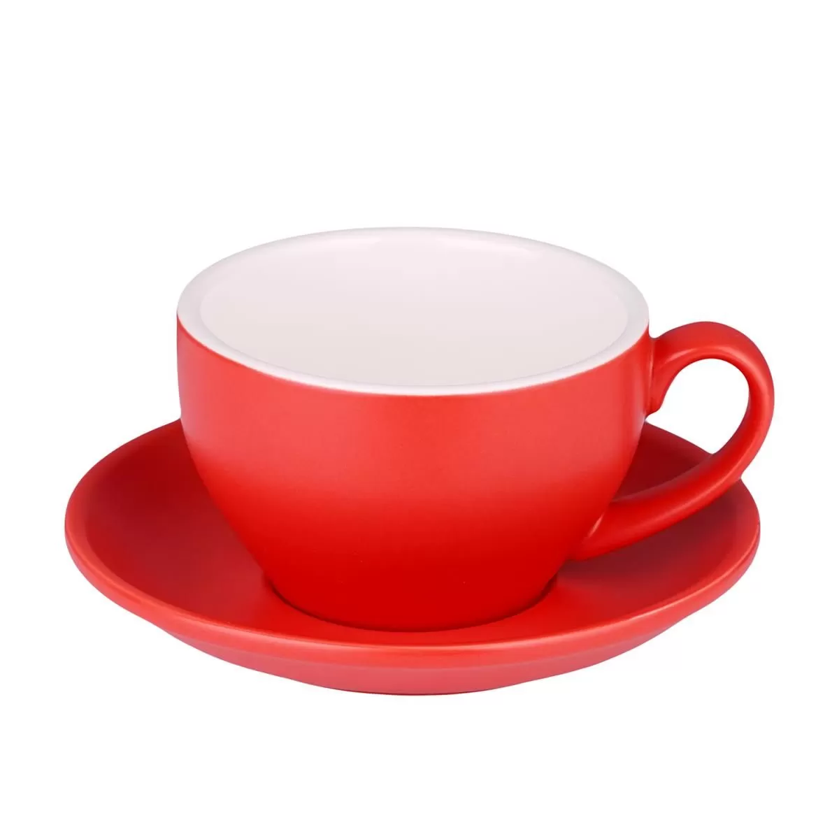 Кофейно-чайная пара Barista (Бариста) 250 мл,красный-матовый цвет, P.L.