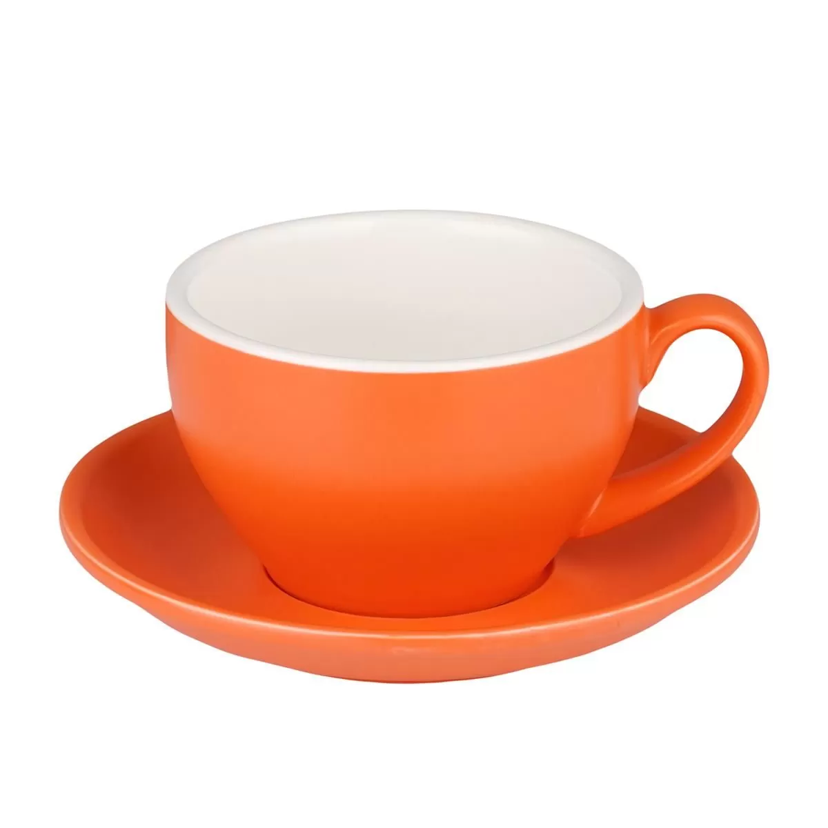 Кофейно-чайная пара Barista (Бариста) 250 мл,оранжевый-матовый цвет, P.L.