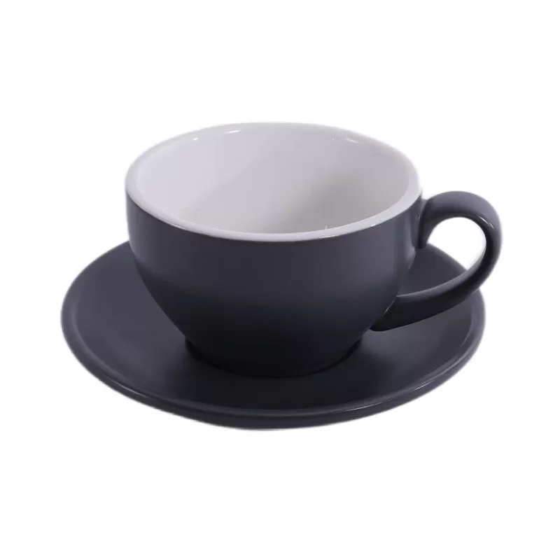 Кофейно-чайная пара Barista (Бариста) 250 мл,серый-матовый цвет, P.L.