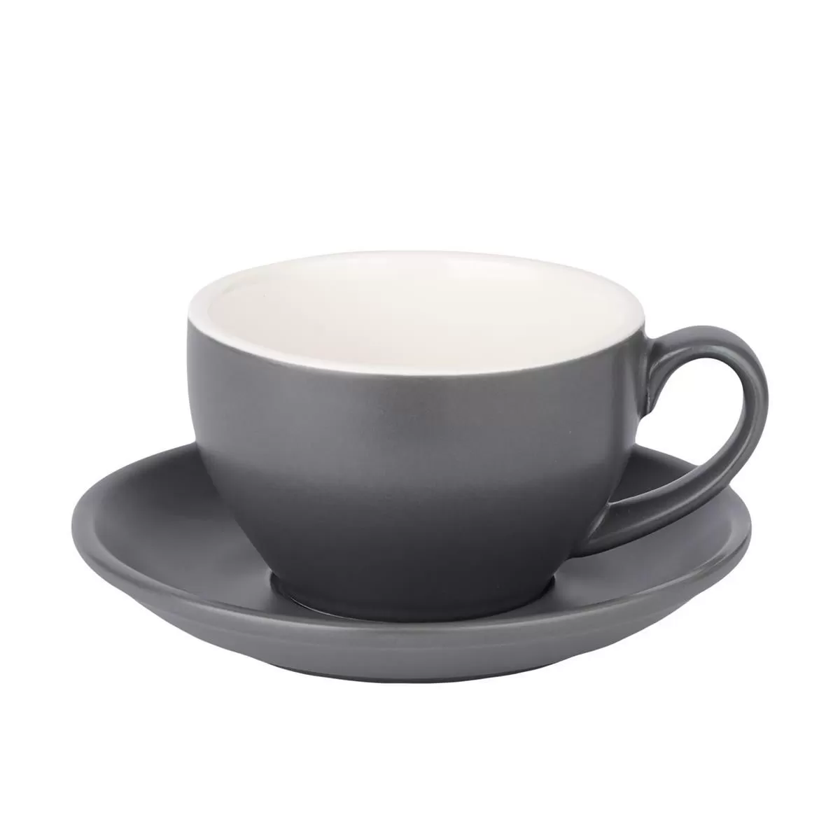 Кофейно-чайная пара Barista (Бариста) 250 мл,серый-матовый цвет, P.L.