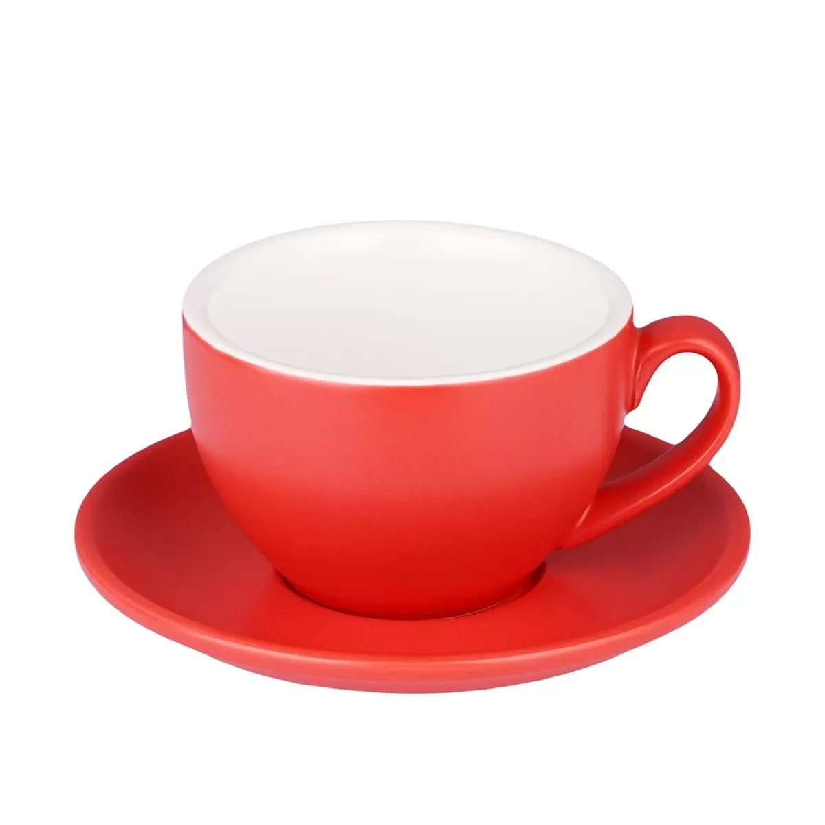 Кофейно-чайная пара Barista (Бариста) 300 мл,красный-матовый цвет, P.L.