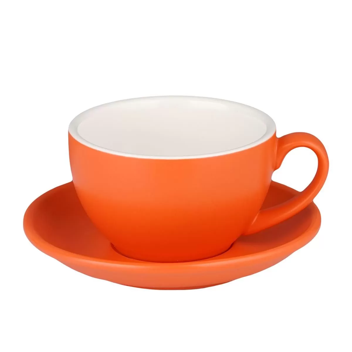 Кофейно-чайная пара Barista (Бариста) 300 мл,оранжевый-матовый цвет, P.L.