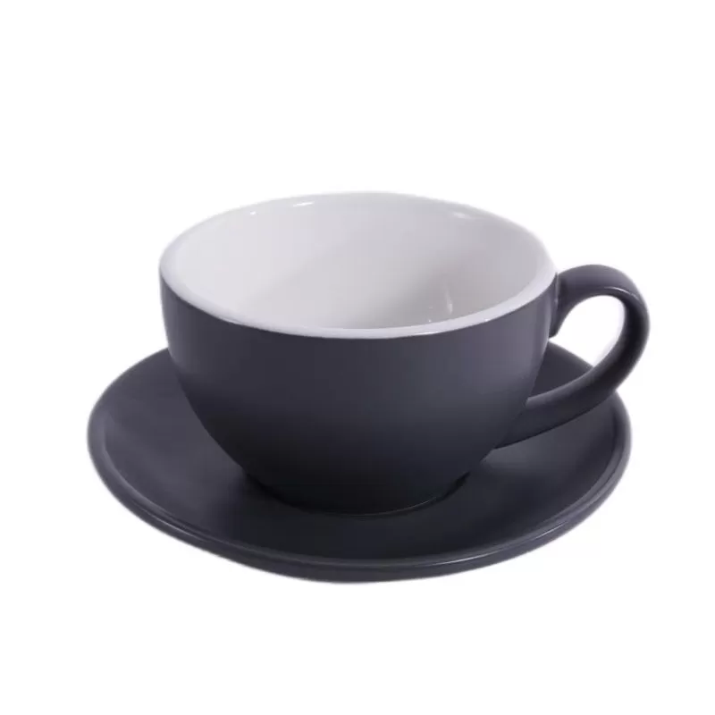 Кофейно-чайная пара Barista (Бариста) 300 мл,серый-матовый цвет, P.L.