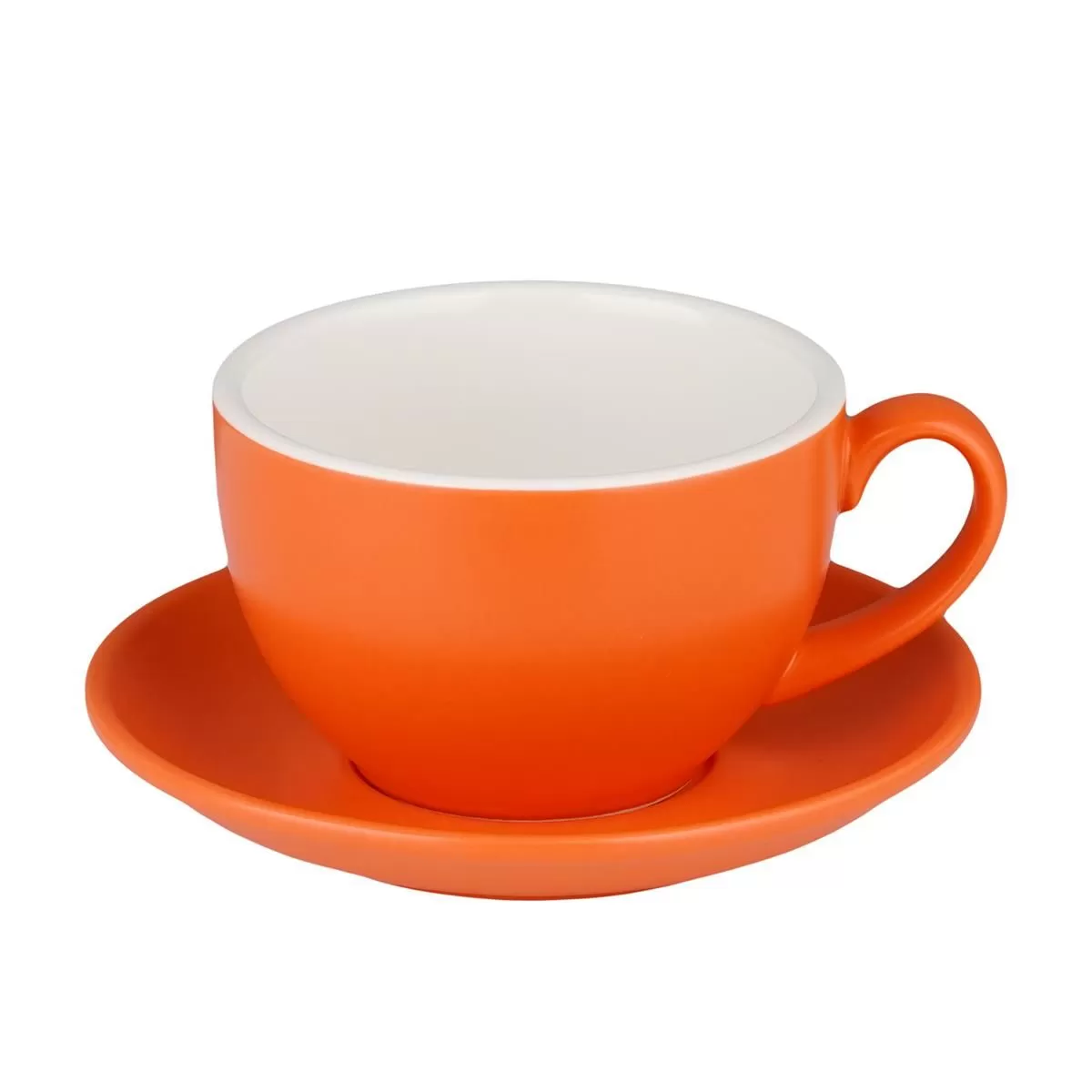 Кофейно-чайная пара Barista (Бариста) 350 мл,оранжевый-матовый цвет, P.L.