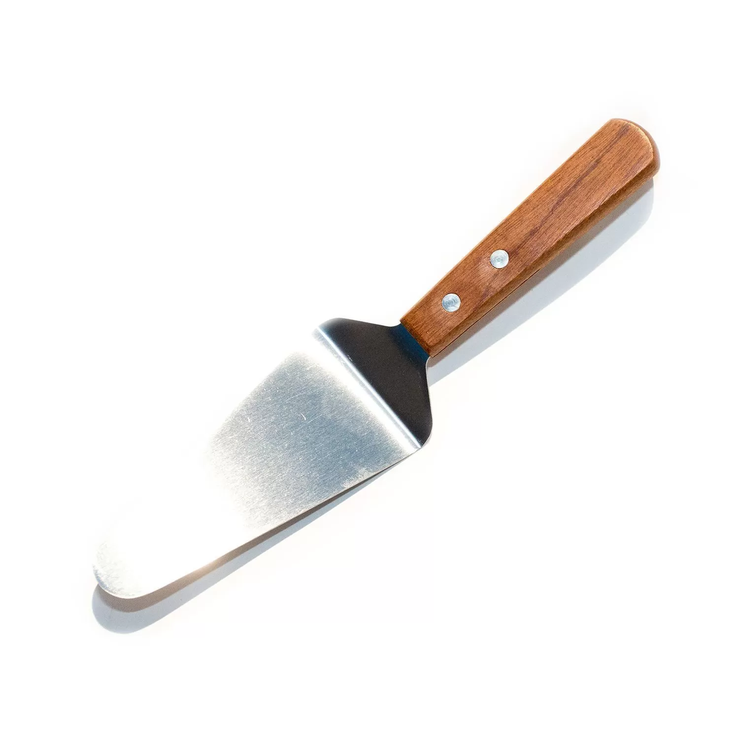 Лопатка металлическая 5,5*12 см, деревянная ручка, P.L. — Proff Chef Line