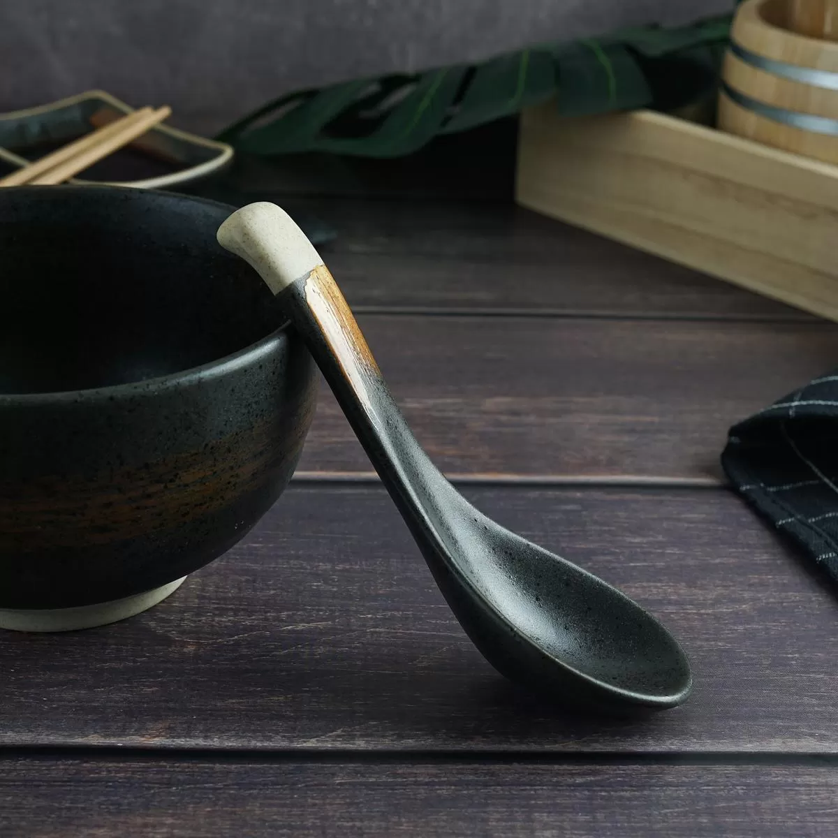 Ложка мисо 14 см, 20 мл. "Dark Panasia" P.L. Proff Cuisine