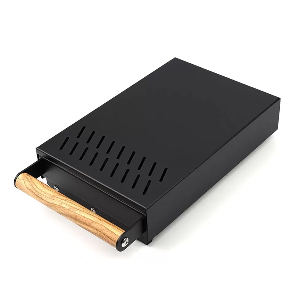 Нок-бокс металлический для кофейного жмыха 32*21*7,5 см, P.L. Proff Coffee