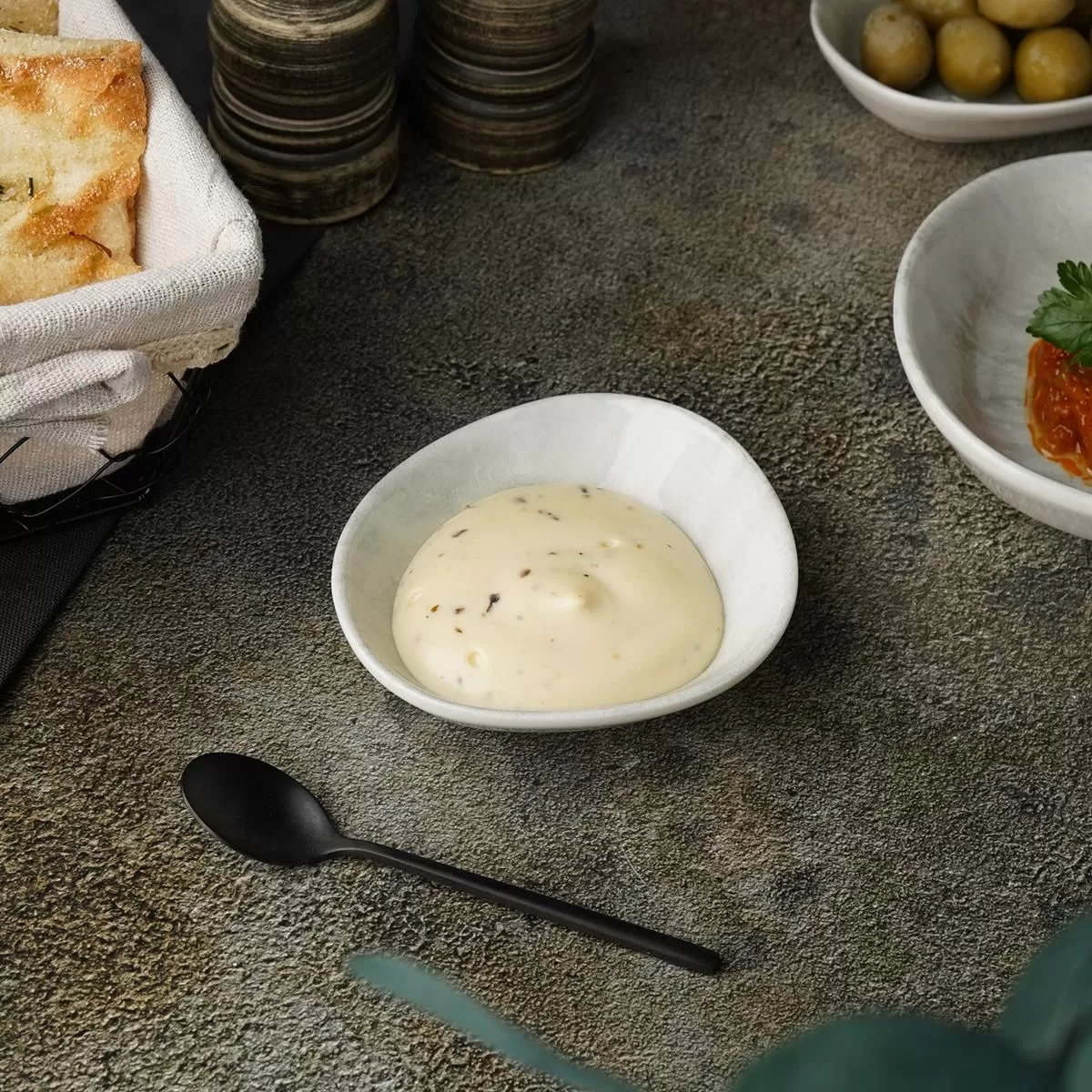 Салатник 10*9 см, 85 мл,фарфор,серия "Island Ombra", By Bone