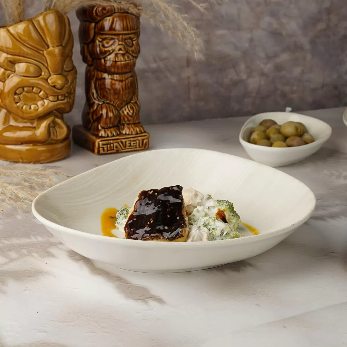 Салатник 25*22.5 см,фарфор,серия "Island Velho", By Bone