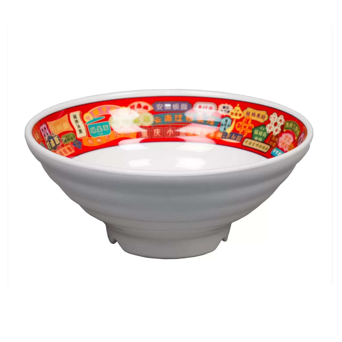 Салатник,чашка для супа,лапши 22*9,8 см,1400мл.меламин,серия "Паназия"  P.L.