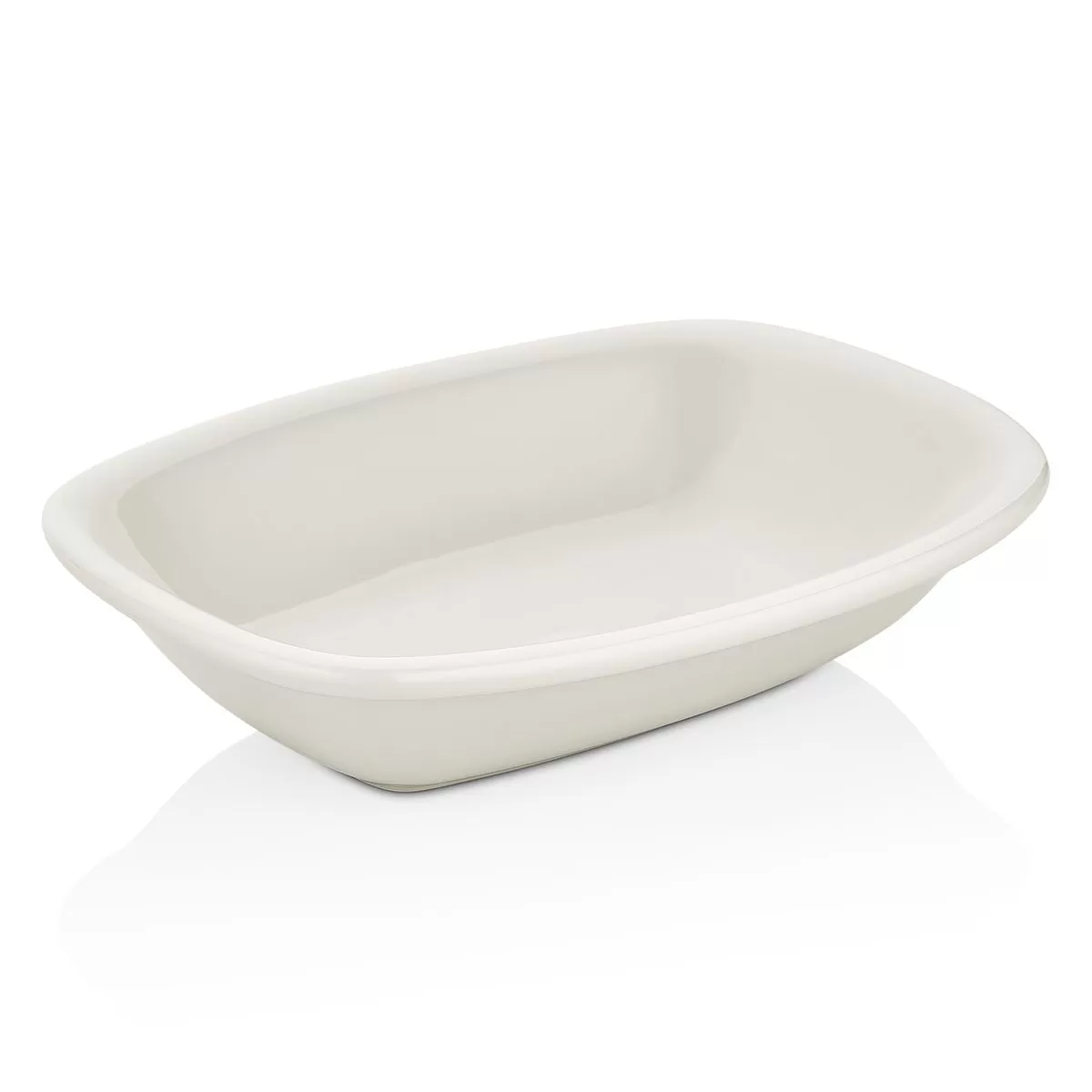 Салатник прямоугольный 20*14 cм, 450мл фарфор,серия "Arel", By Bone
