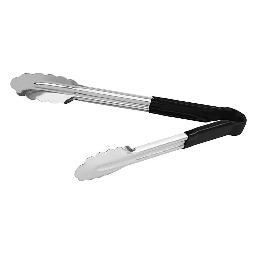 Щипцы для гриля с черной силиконовой ручкой 30 см, PL Proff Cuisine