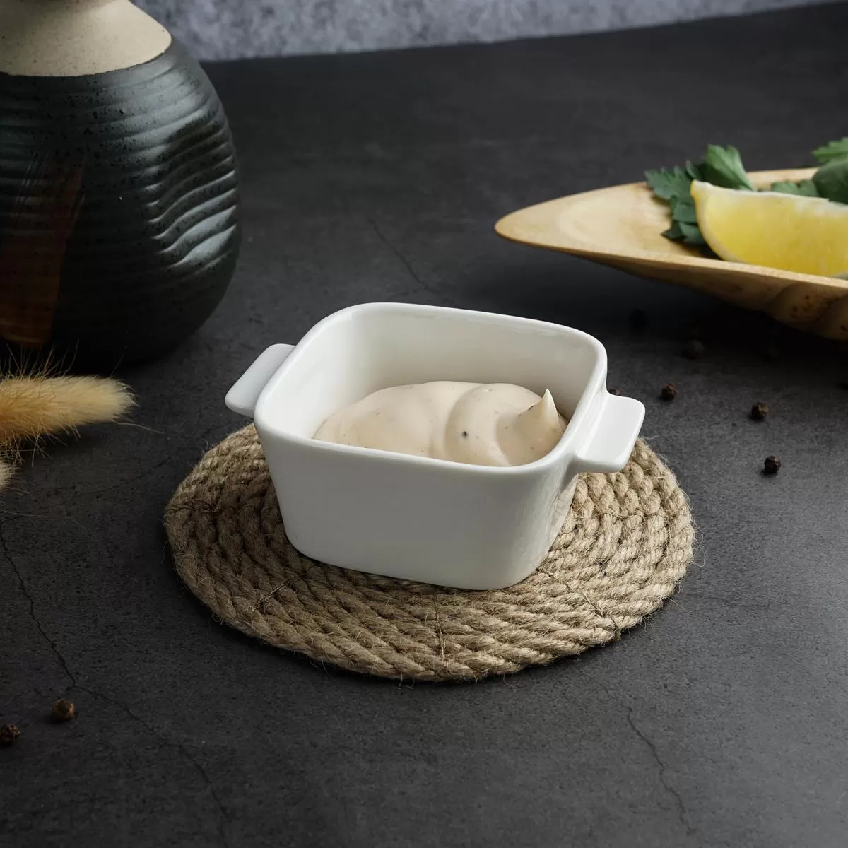 Соусник "Mini Mix" с ручками, 75 мл 9*7*3.5 см.P.L. Proff Cuisine