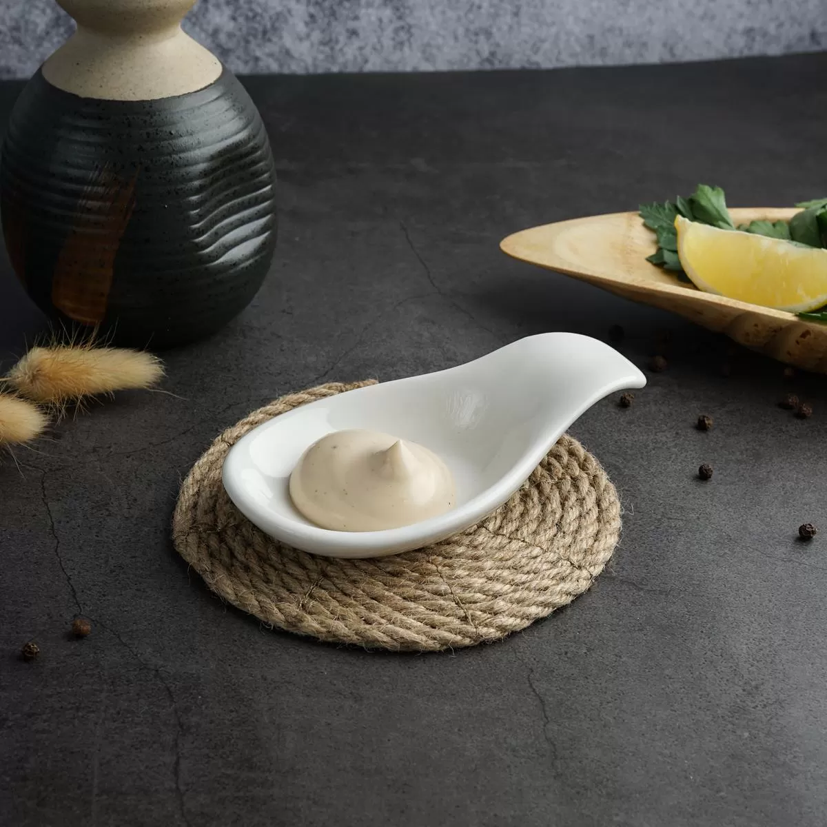 Соусник "Mini Mix" с ручкой, 25 мл, 12*7*1.5см.P.L. Proff Cuisine