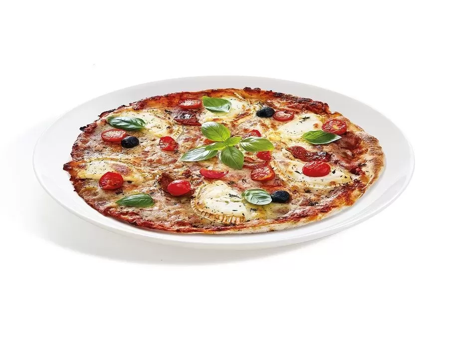 Тарелка без полей Luminarc 25 см, стеклокерамика, белый цвет, ARC, Франция (/6/24)