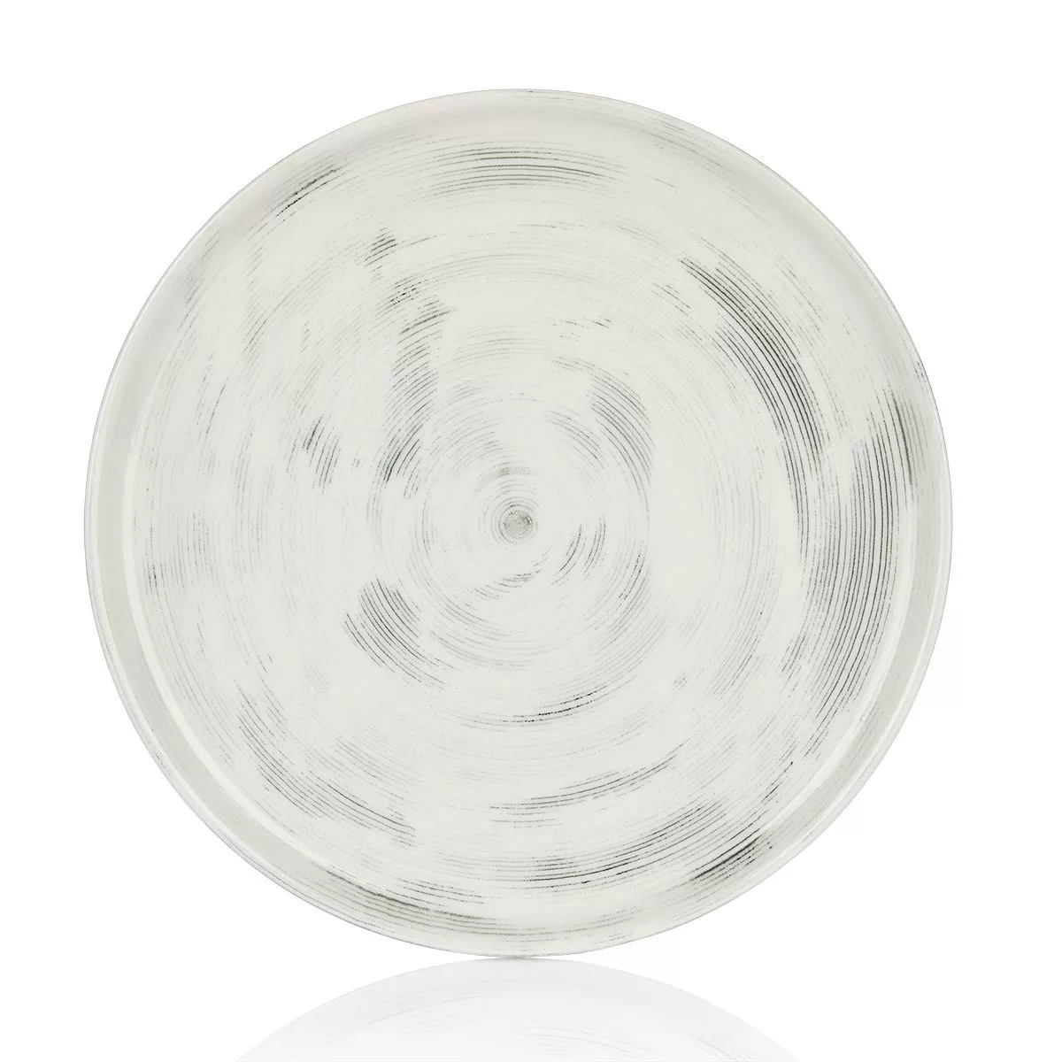 Тарелка д/пиццы d=32см, фарфор, "Falme Grey", By Bone