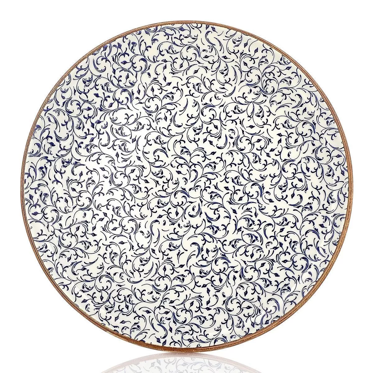 Тарелка гладкая d=25 cм, фарфор,серия "Tinta Edera" By Bone