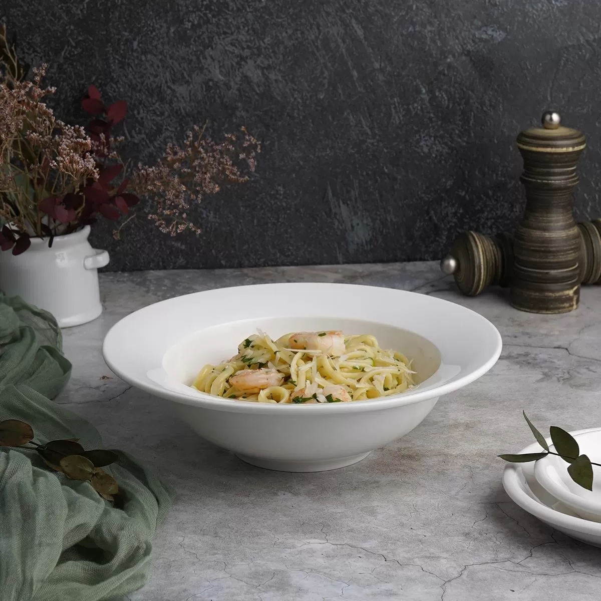 Тарелка глубокая d 21,5 см, фарфор, P.L. Proff Cuisine