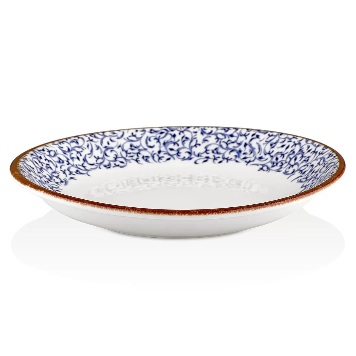 Тарелка глубокая,салатник d=21 cм,500 мл, фарфор,серия "Tinta Edera" By Bone