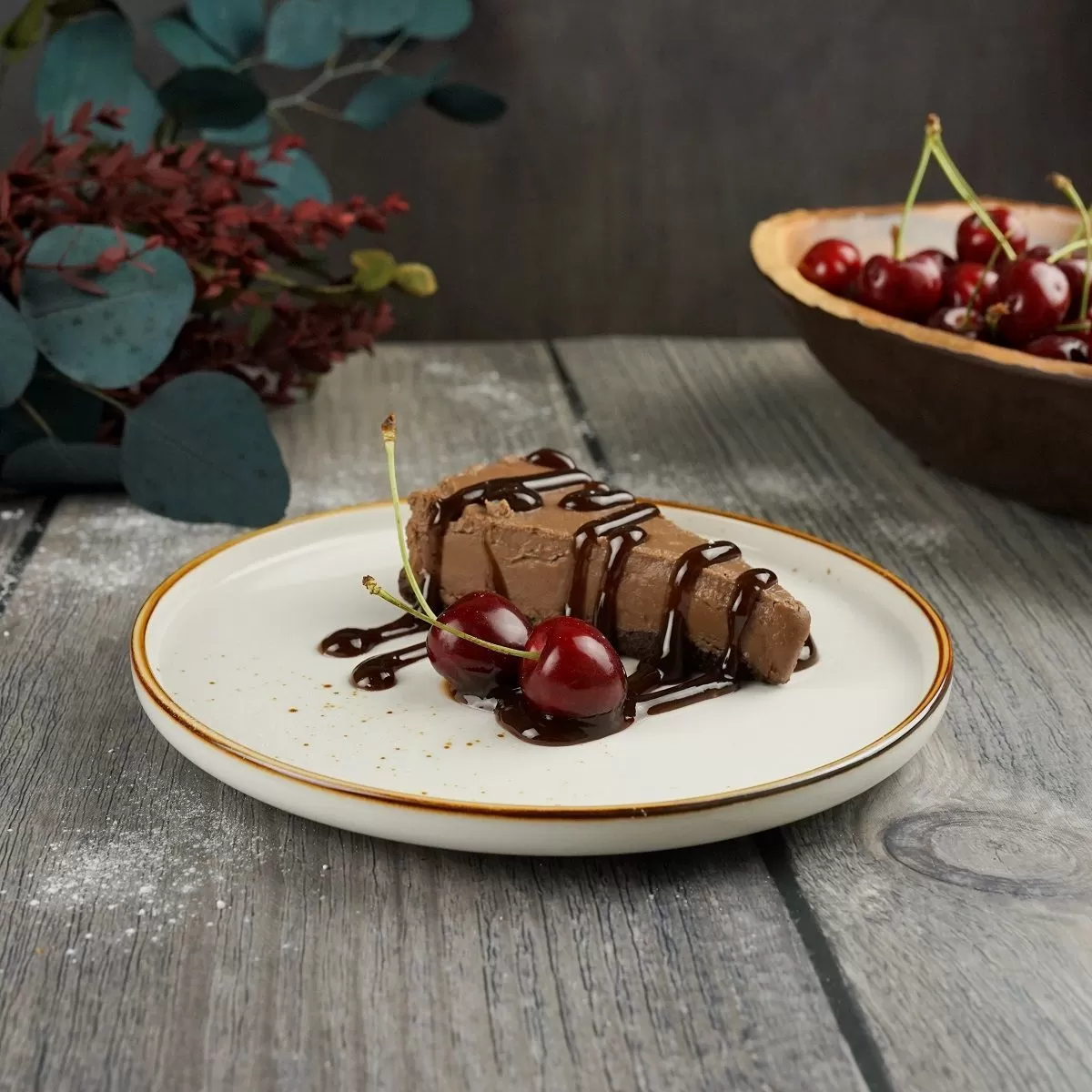 Тарелка круглая d=20 см, фарфор, серия "Элеганс" "The Sun" P.L.