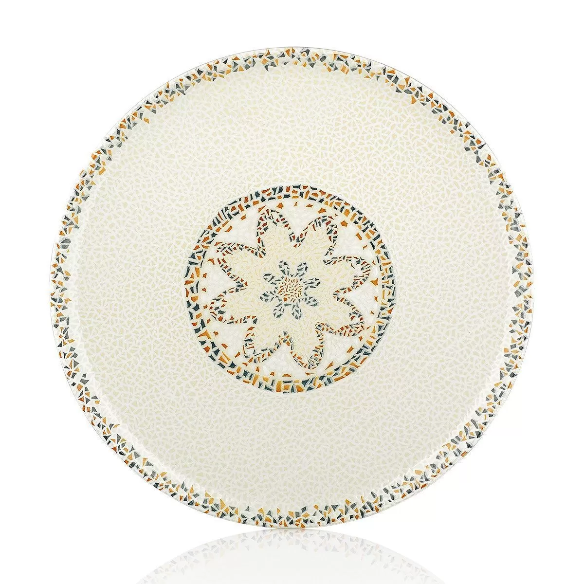 Тарелка круглая d=21 cм,фарфор,серия "TESSERA",By Bone